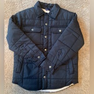 Old Navy Boys Sherpa Lined Quilted Jacket - M(8)